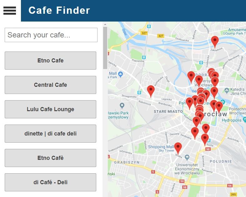 nieghborhood map app